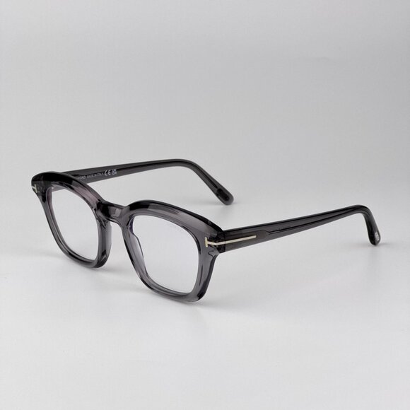 Tom Ford FT5961-B Eyeglasses – Grey Square Frame | Unisex Model FT5961-B 020 - Picture 3 of 9